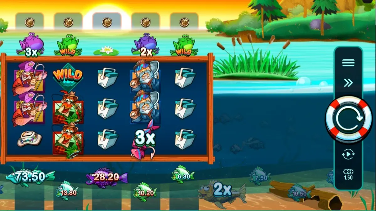 Personagens pescadores e sapos em All About the Bass 2: Froggy Style